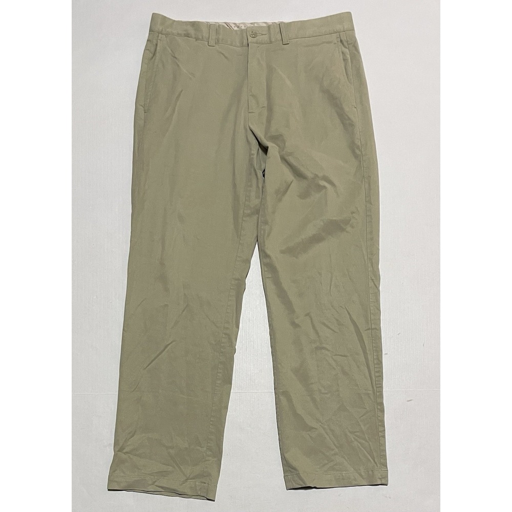 Tommy Bahama Pants‎ Mens Size 33 X 29 Straight Olive Green Khaki Cotton Chino